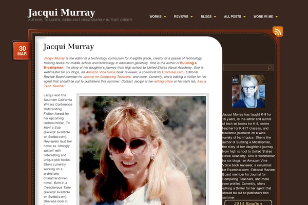 jacquimurray.net site used ChocoTheme