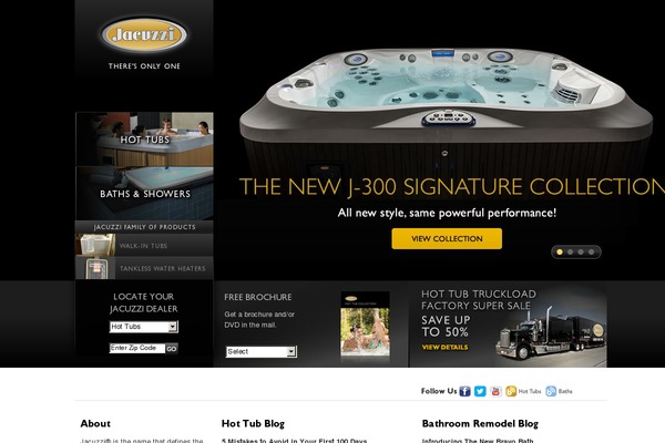 jacuzzi theme websites examples