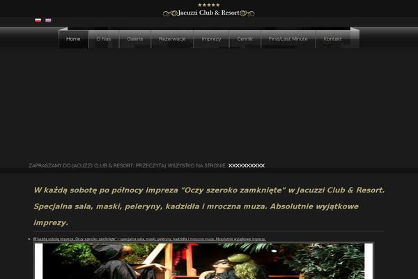 Hotel theme site design template sample