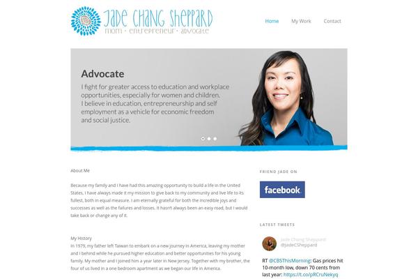jadechangsheppard.com site used Welldone