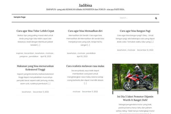 jadibisa.com site used Seven Blog