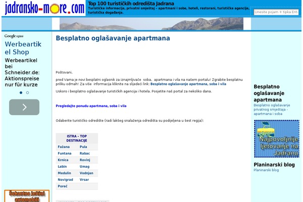 WordPress website example screenshot