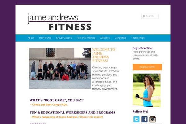 Twenty Eleven theme site design template sample