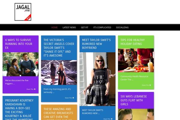 Pravda theme site design template sample