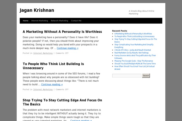 twentytenchild theme websites examples