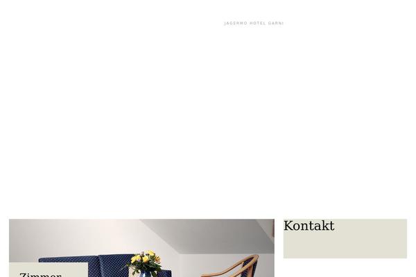 Alloggio theme site design template sample