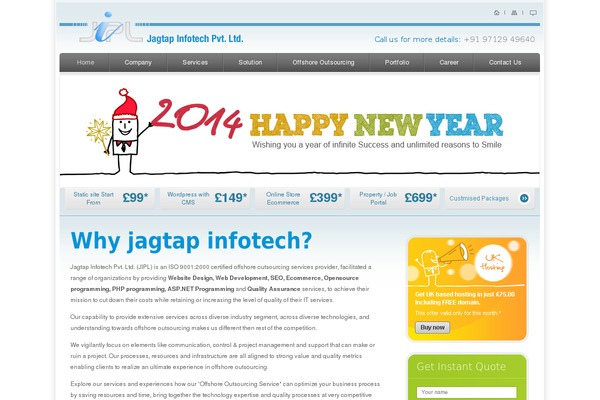 Site using 3D Tag Cloud plugin