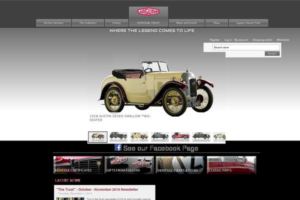 jaguarheritage.com site used Fb-branding