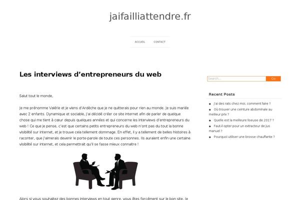 jaifailliattendre.fr site used Actuate