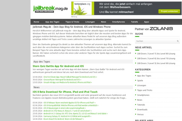 Site using Organize Series plugin