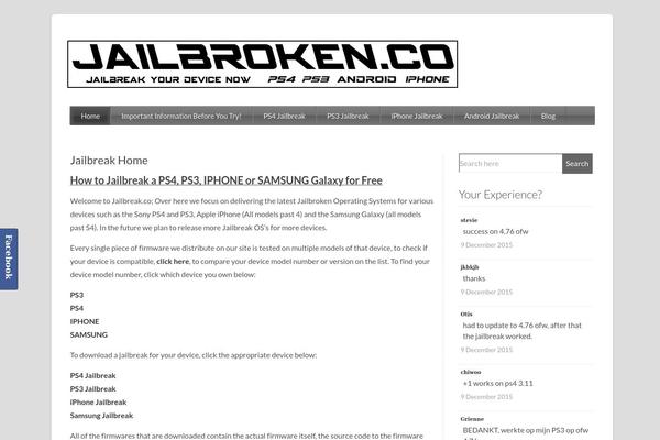 jailbroken.co site used Rethink