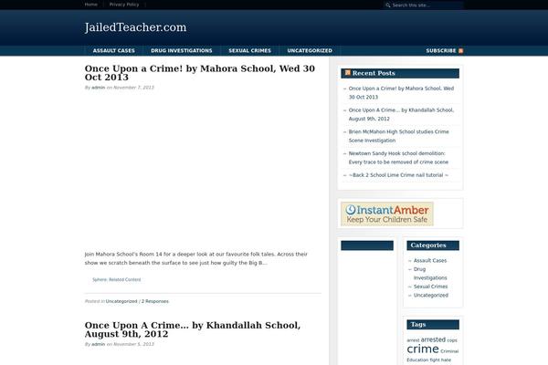 Hybrid News theme site design template sample