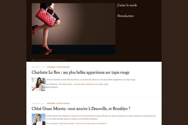 Zenith theme site design template sample