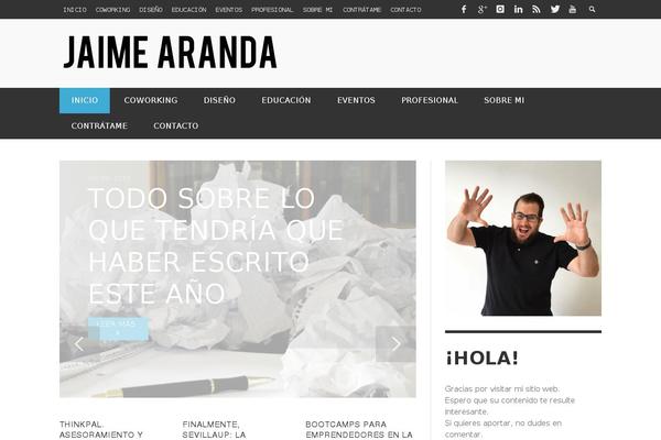 Site using OTW Portfolio Light plugin