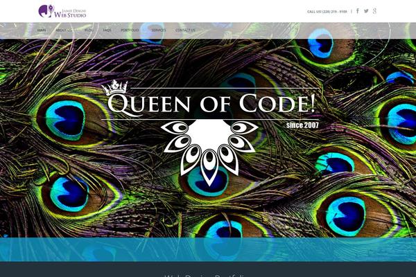 Marine theme site design template sample