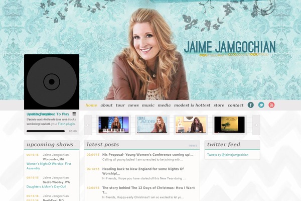 Soundcheck theme site design template sample
