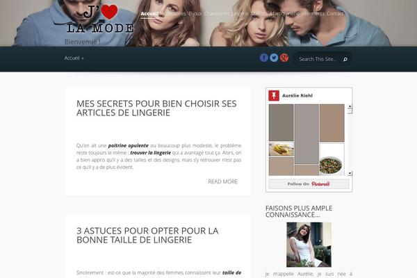 Fusion theme site design template sample