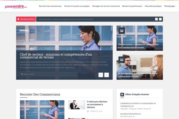 GeneratePress theme site design template sample