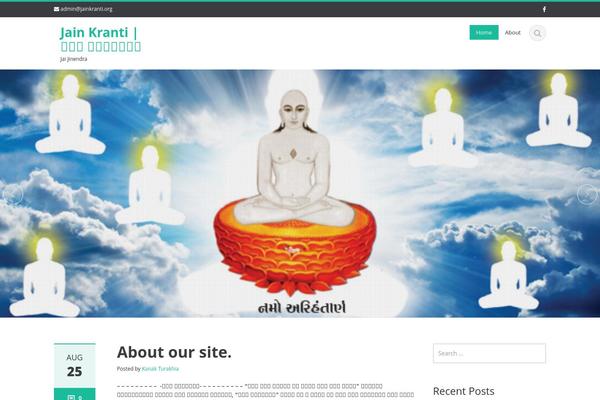 Ascent theme site design template sample