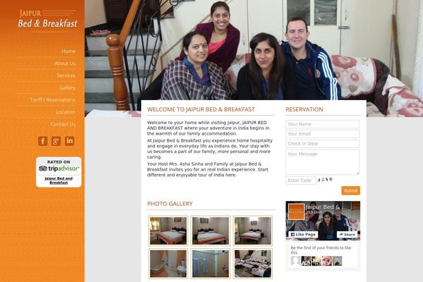 jaipurbedandbreakfast.com site used Jbb