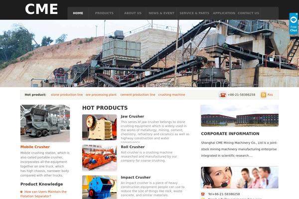Site using Contact Form plugin