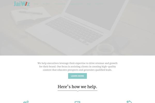 Zeyn theme site design template sample