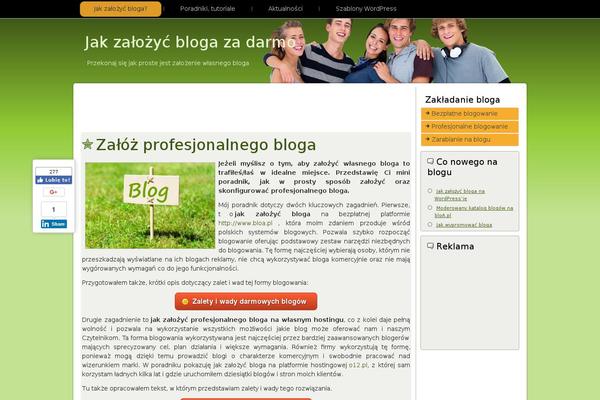 Site using Meks ThemeForest Smart Widget plugin