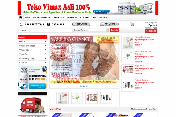 WP-Grosir theme site design template sample