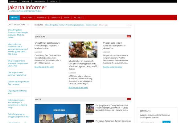 SuperNews theme site design template sample