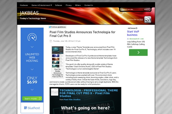 FlexSqueeze theme site design template sample