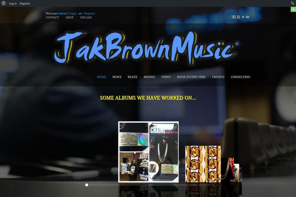Musicpro theme site design template sample