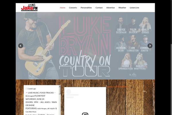 Site using Social-feed-block plugin