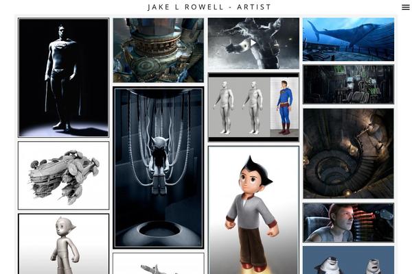 BORDER theme site design template sample