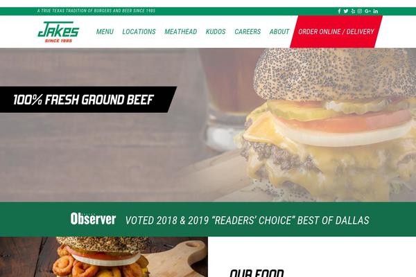 jakesburgersandbeer.com site used Jakes