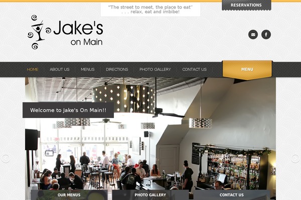 Bistro theme site design template sample