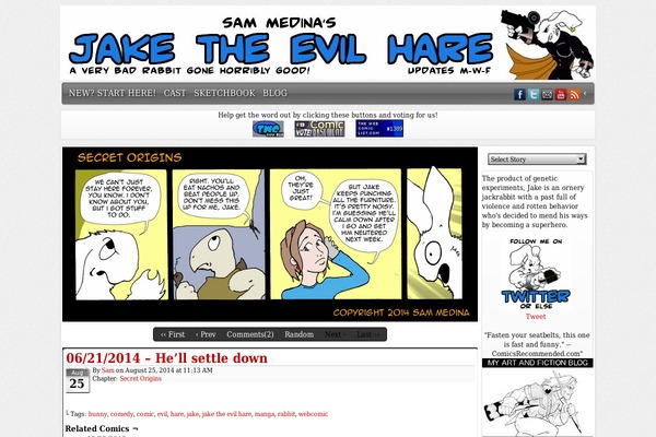 Site using Comic Easel plugin