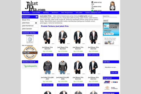 Wptoko theme site design template sample