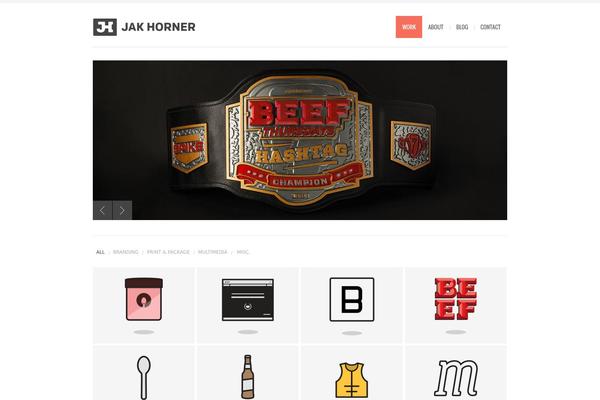 Bigbang theme site design template sample
