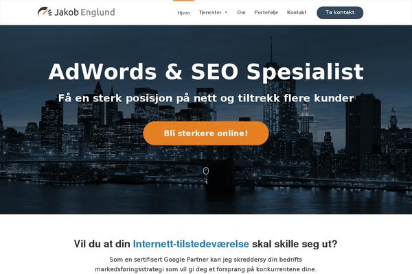 jakobenglund.com site used Jakob