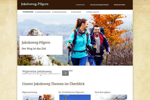 jakobsweg-pilgern.de site used Quince