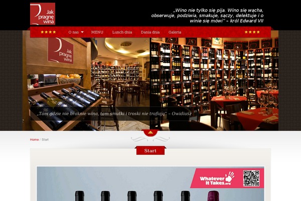The Restaurant theme site design template sample
