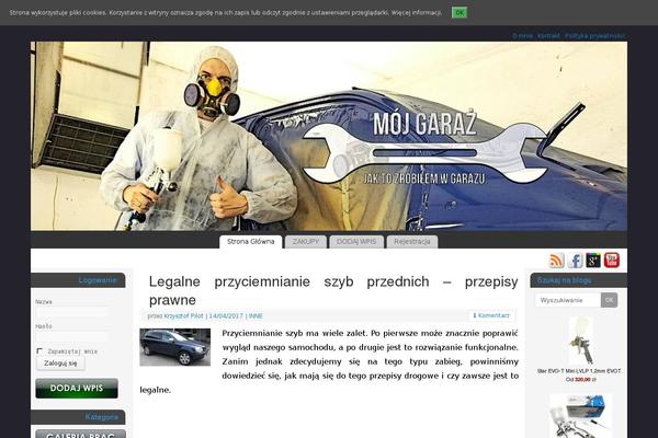 Site using Frontier Post plugin