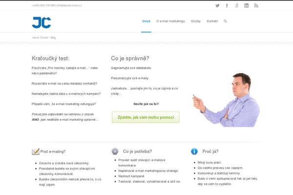 MioWeb theme site design template sample