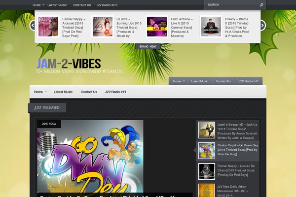 Continuum theme site design template sample