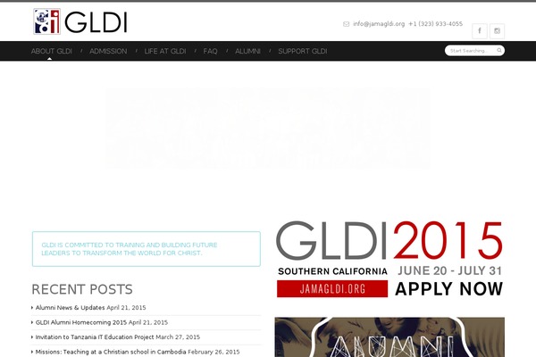 Official theme site design template sample