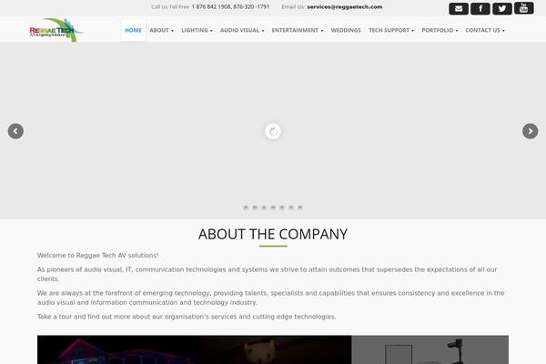 Reviver theme site design template sample