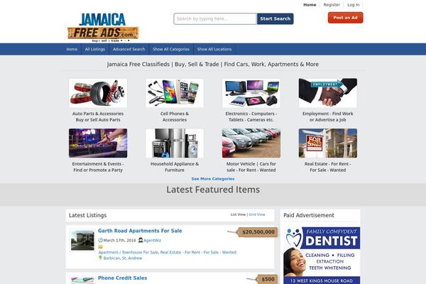 Classifiedtheme theme site design template sample