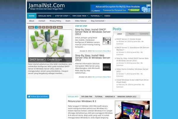 Transcript theme site design template sample