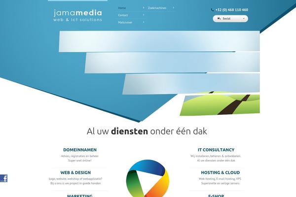 Site using Arscode-social-slider plugin