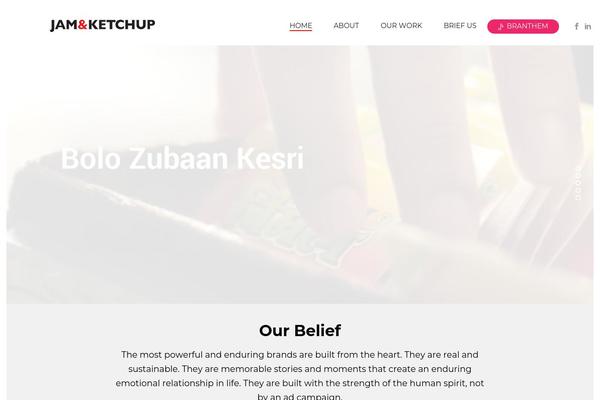 Jupiter theme site design template sample